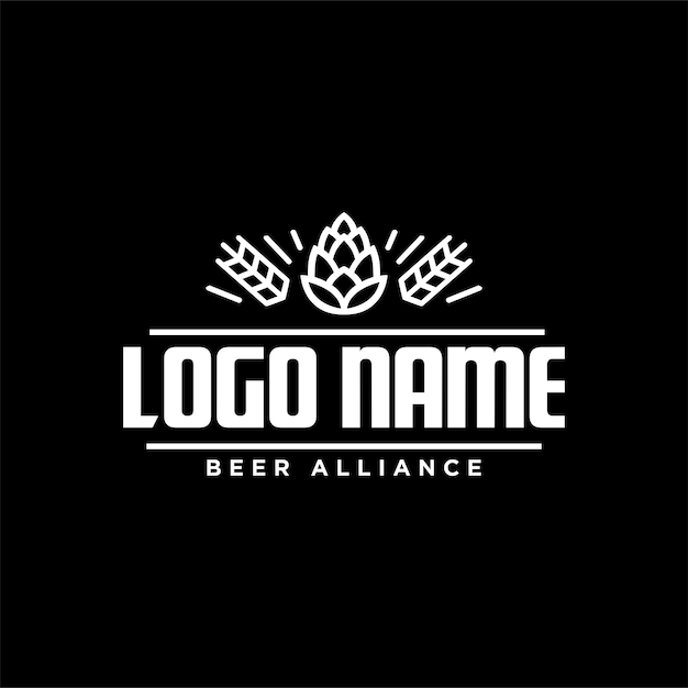 Beer Logo Design Template Inspiration Vector Illustration