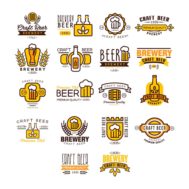 beer logo and labels