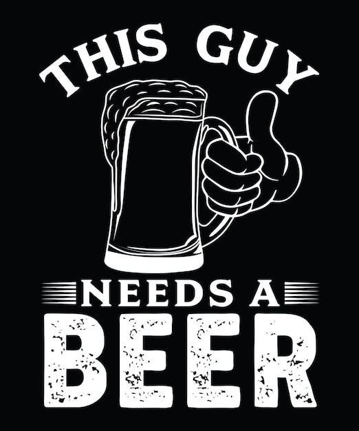 Beer Love Tshirt Design