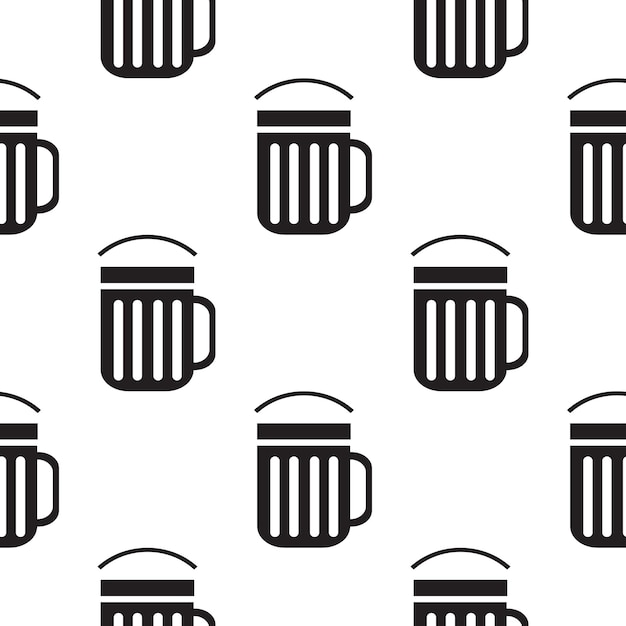 Beer mug icon illustration