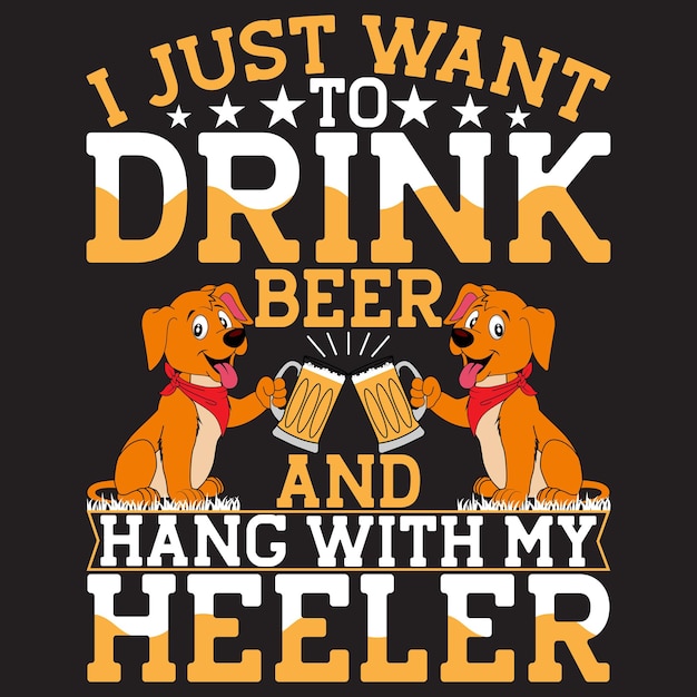 Beerrelated custom typography Tshirt design with unique vector