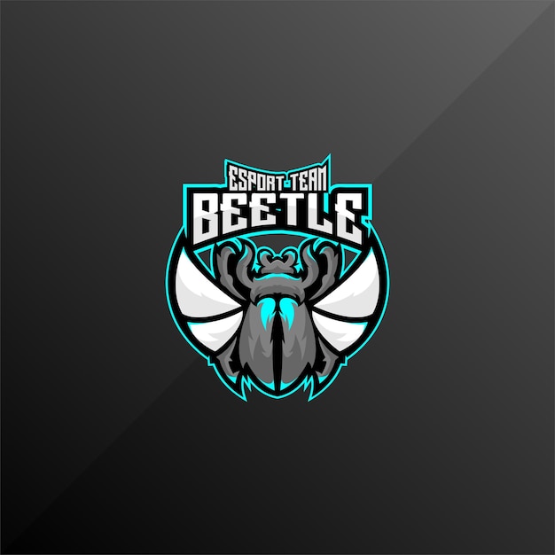 beetle esport logo gaming team design