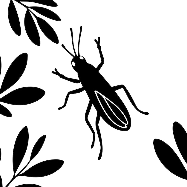 a beetle on a white background with the words bug on it