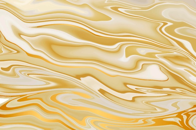 Vector beige golden liquid marble background golden texture vector illustration