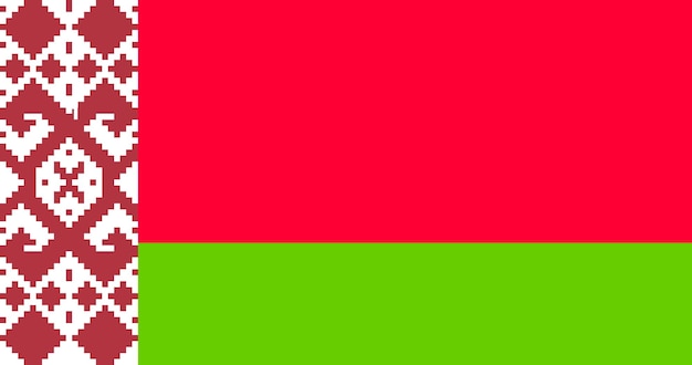 Belarus flag in vector