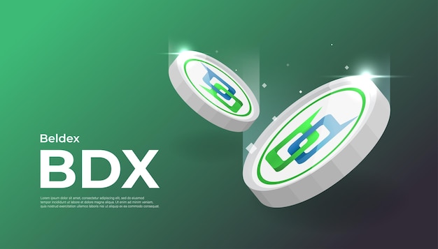 Beldex BDX coin cryptocurrency concept banner