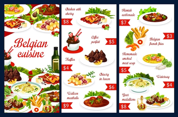 Belgian cuisine food menu dish Belgium restaurant