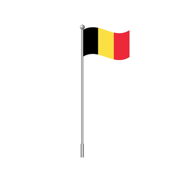 Belgium Flag Isolated background Vector