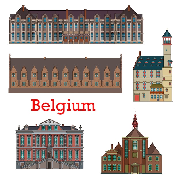 Belgium landmarks and architecture Belgian Liege