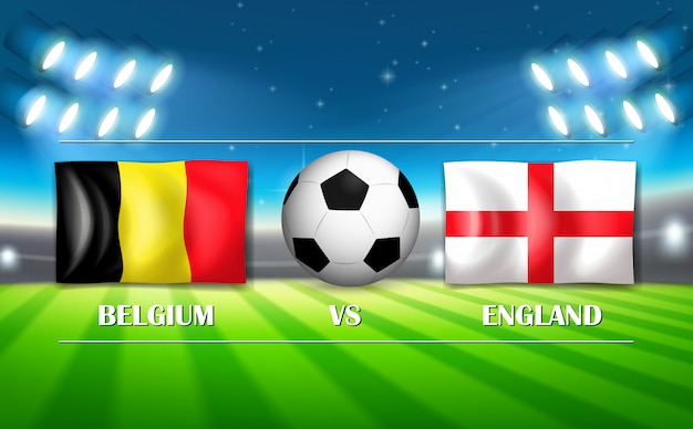 Belgium VS England template