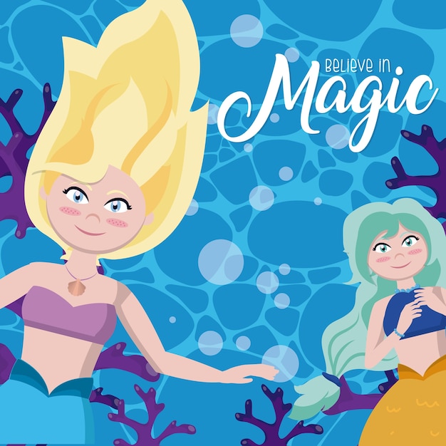 Believe in magic cartoons