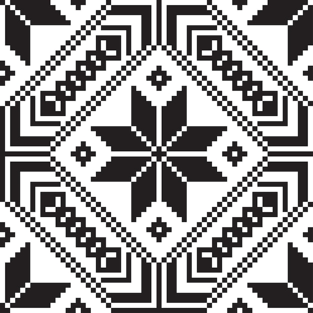 Belorussian ethnic ornament seamless pattern Vector illustration