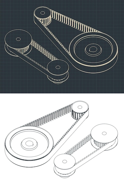 Belt drive drawings