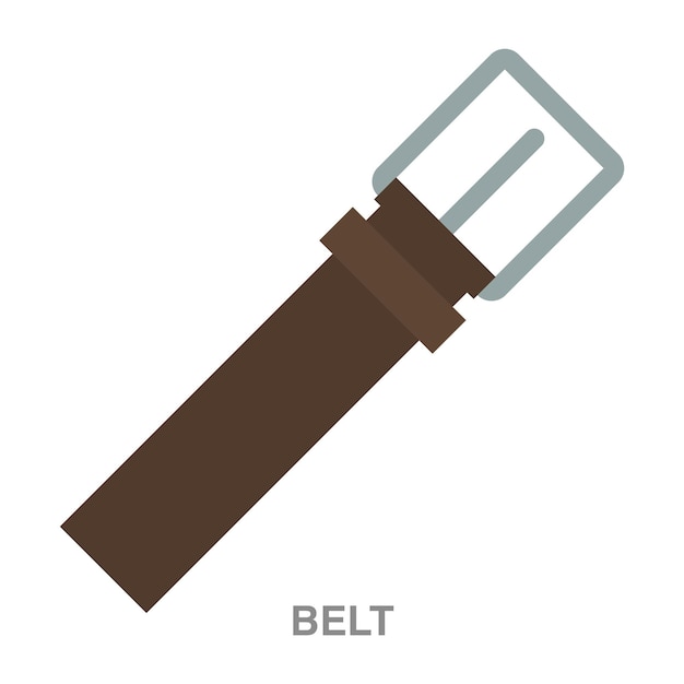 Belt illustration on transparent background