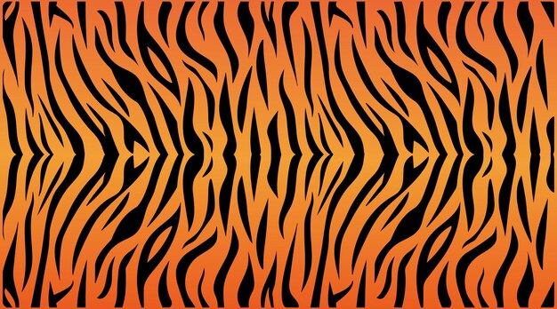 Vector bengal tiger skin gradient color