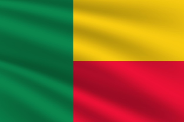 Benin national flag vector illustration