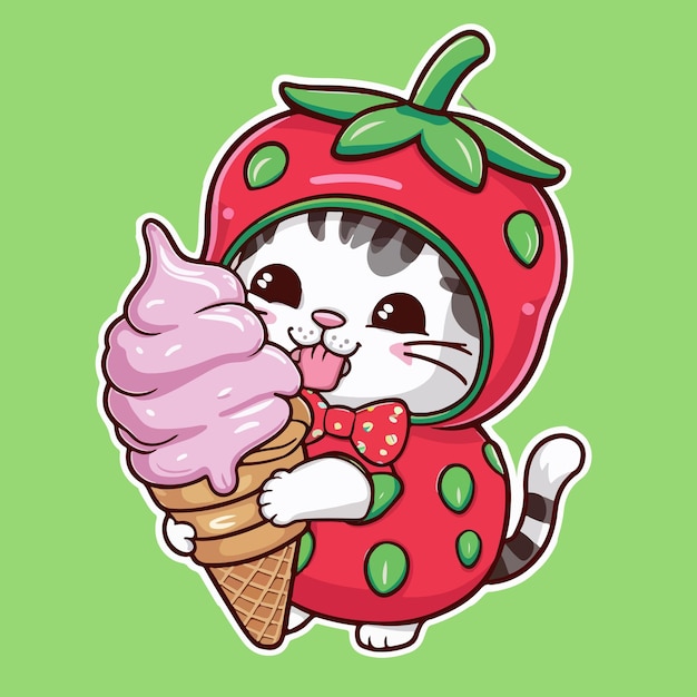 Berry Bliss Strawberry Kitty Delight