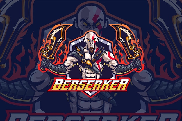 Berserker - Esport Logo Template