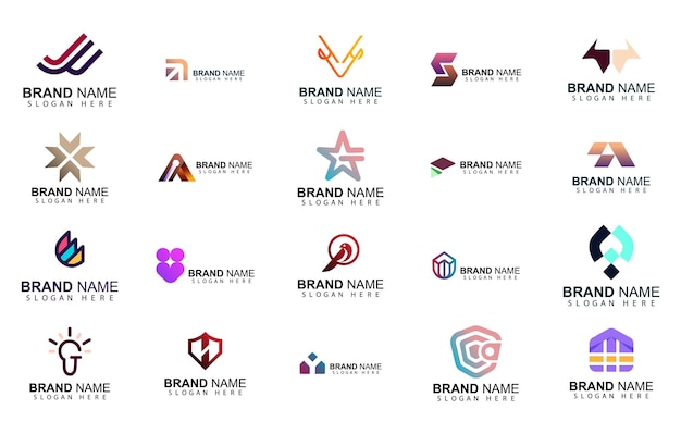 Best 20 Different Abstract Logo Template