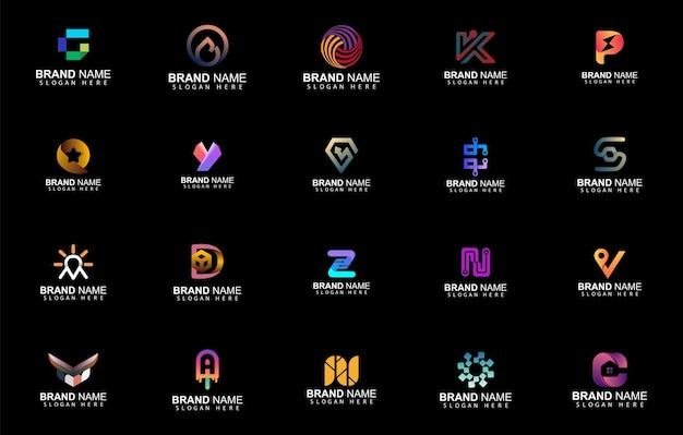 Best 20 Different Abstract Logo Template