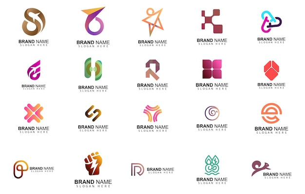 Best 20 Different Abstract Logo Template