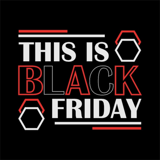 best black friday t shirt design vector