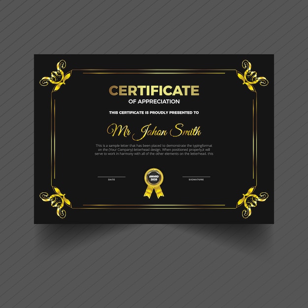 The Best Certificate