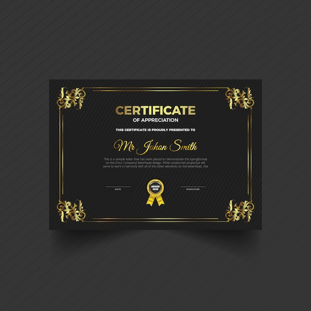 The Best Certificate