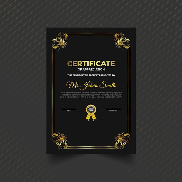 The Best Certificate