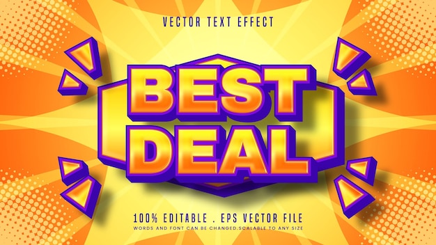 Best deal 3d editable text effect font style