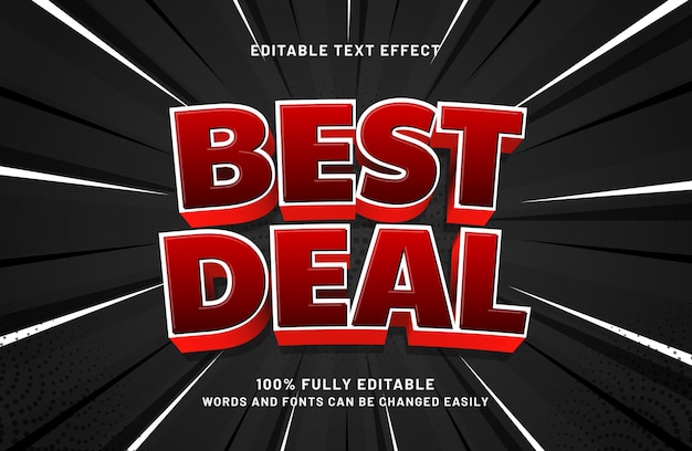 best deal editable text effect in sale text