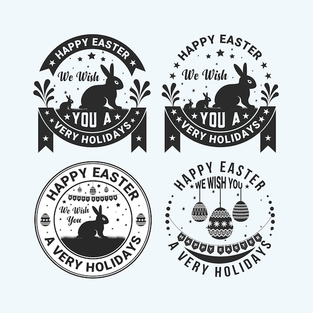 Best Easter Day Badge Design