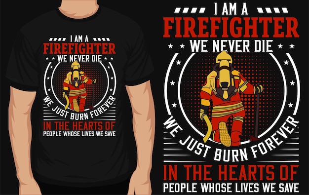 Best firefighters graphics tshirt design