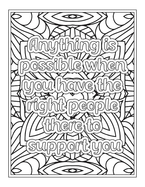 Best Friend Quotes Coloring Page KDP Interior