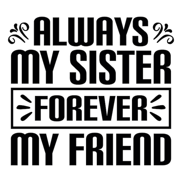 best friend svg design