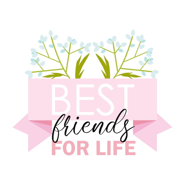 Best Friends for Life quote for Happy friendship Day