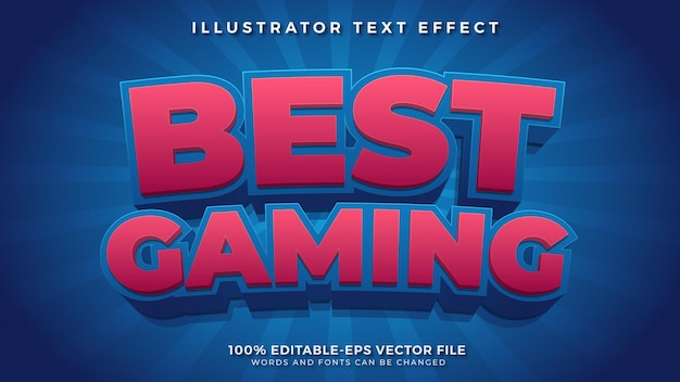 Best gaming editable text effect