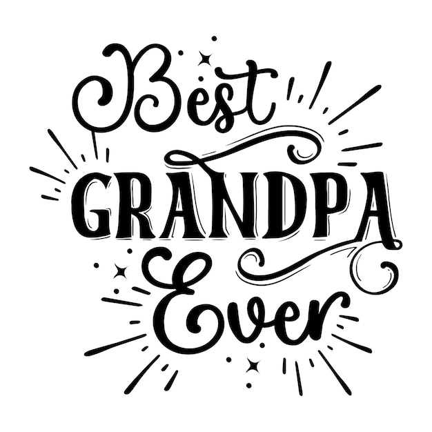 Vector best grandpa ever svg keychain svg design keychain quotes design