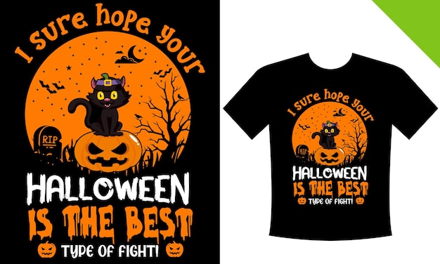 Best Halloween t-shirt design with Halloween vector design