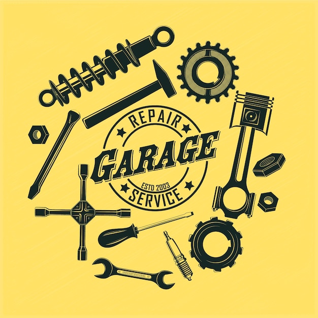 best illustration of garage