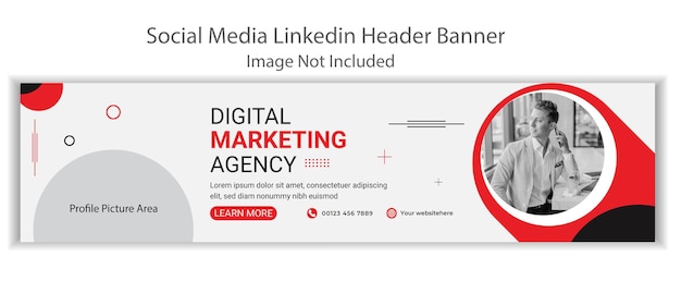 Best LinkedIn profile banner Background Template