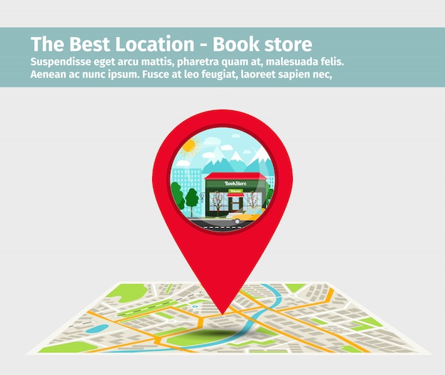 The best location book store