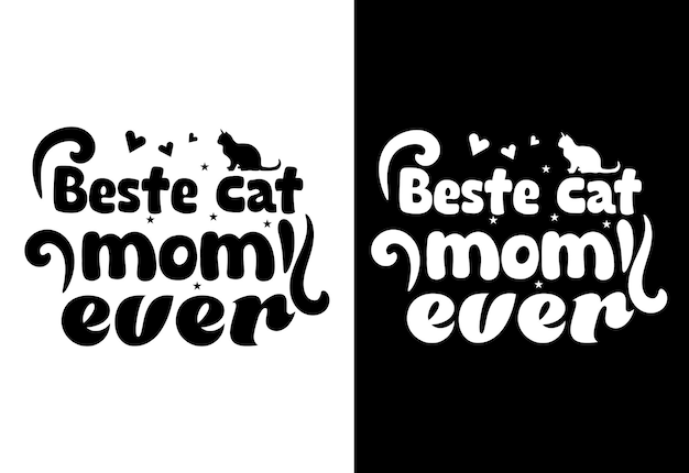 Best mom cats ever T shirt design Cat T shirt Cat lover funny cats lover design pet lover