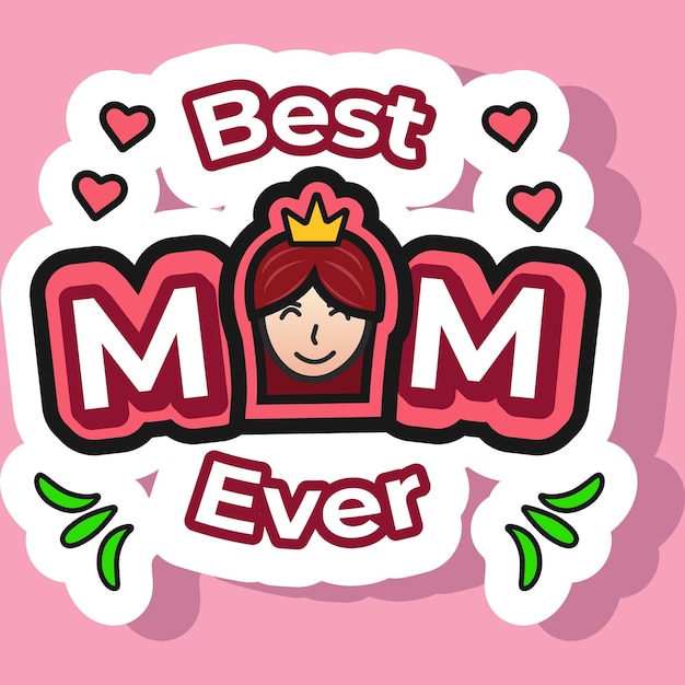 Best mom sticker