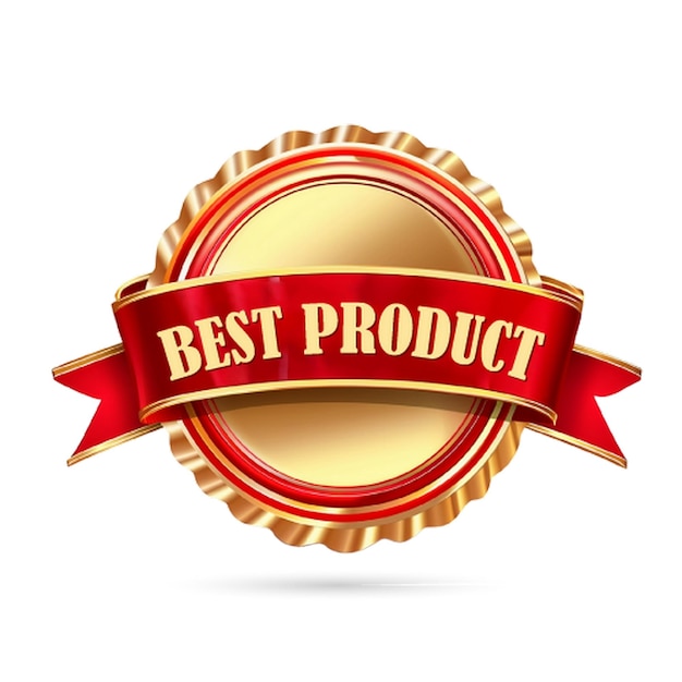 Vector best product label