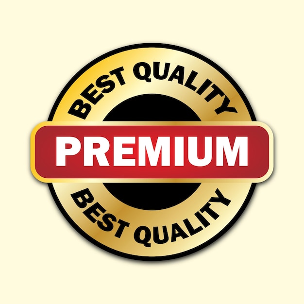 Vector best quality premium badge emblem