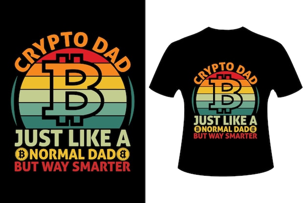 Best retro vintage bitcoin BTC cryptocurrency tshirt design