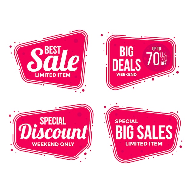 Best Sale labels tags collection