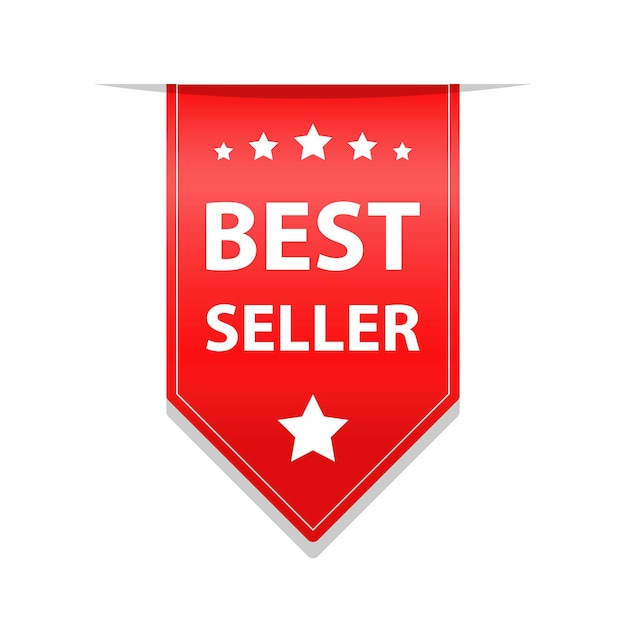 Best Seller Red Ribbon Illustration