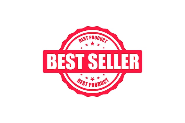 Best Seller Shopping Vector Label